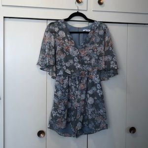 BCBGeneration Floral Romper